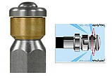 Форсунка (сопло) 1/4 для чищення каналізації (обертові), фото 3