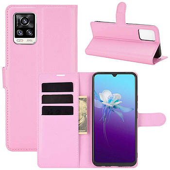 Чохол-книжка Litchie Wallet для Vivo V20 Pink