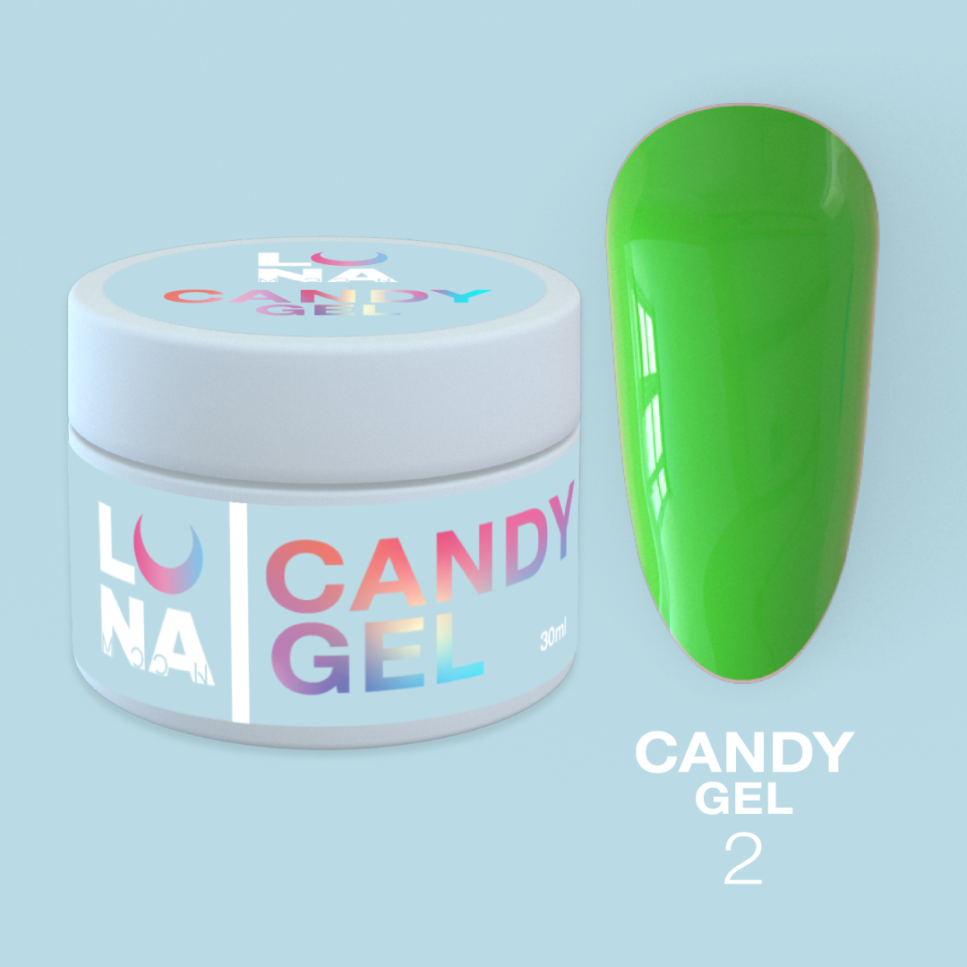 Гель для нарощування Candy Gel №2 15ml LUNAmoon, фото 1