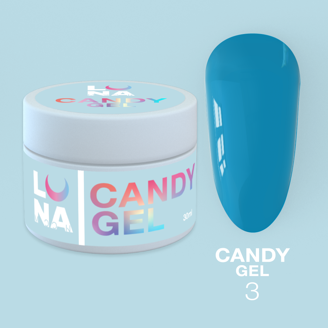 Гель для нарощування Candy Gel №3 15ml LUNAmoon, фото 1
