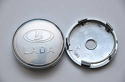 Ковпачки/заглушки для ВАЗ LADA 60mm Silver
