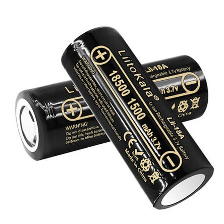 Акумулятор 18500 LiitoKala Lii-18A, 1500mah, фото 3
