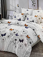 Комплект постельного белья фланель люкс (байка) с 4мя наволочками. Евро 220х240 см. Разные расцветки.