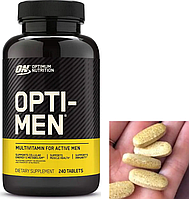 Вітаміни та мінерали для чоловіків Optimum Opti-Men 240 таб Оптимум опти-мен Vitaminka