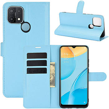 Чохол-книжка Litchie Wallet для Oppo A15 Blue