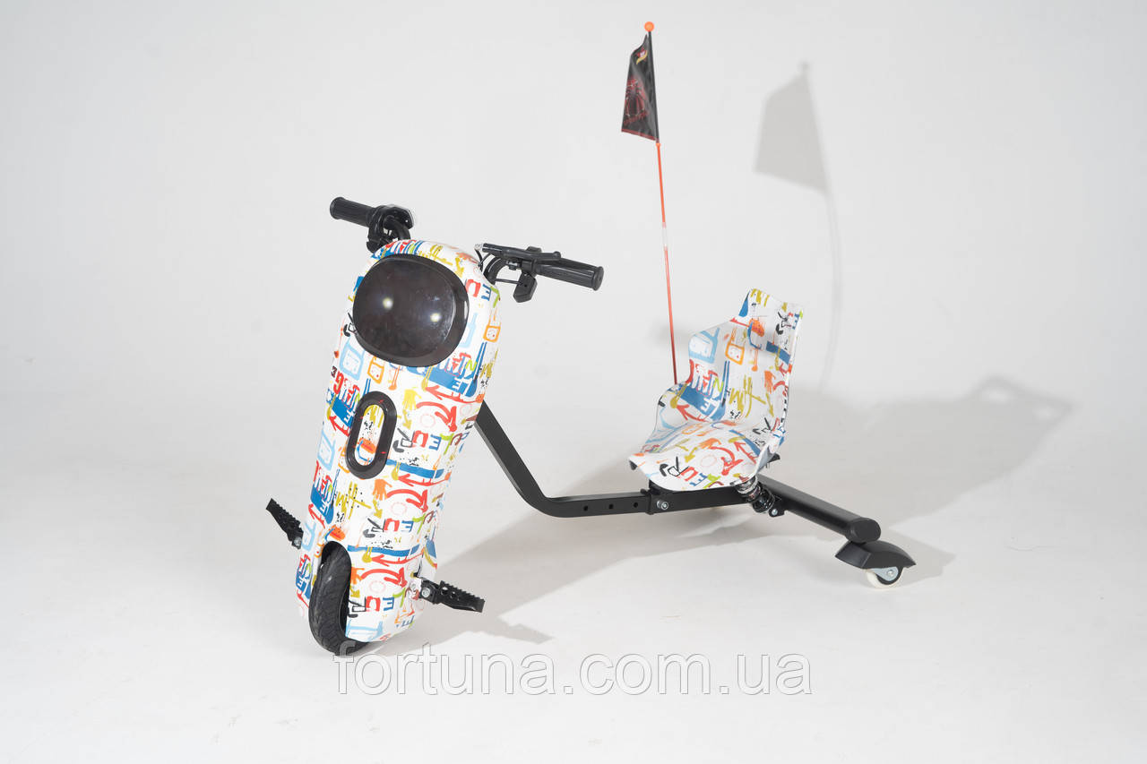 Дріфт Карт Drift-Trike Mini Pro Білий графити