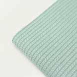 Бавовняне полотно "Косичка" колір брудно-м'ятний No ТФ-025, фото 6