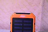 Повербанк сонячна батарея 10000 mAh Портативна батарея від сонця + Подарунок, фото 7