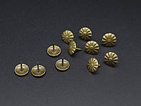 Кнопки металеві декоративні. 11х11мм