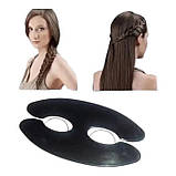 Шпилька для плетіння коси Scunci Criss Crosser Чорна, фото 3