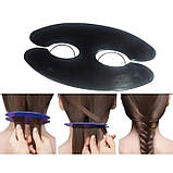 Шпилька для плетіння коси Scunci Criss Crosser Чорна, фото 2