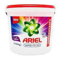 Пральний порошок Ariel Whites + Colors + Lenor 10,5 кг на 165 прань. Відро