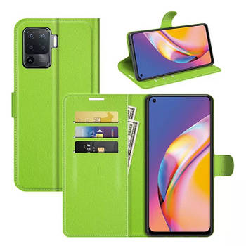 Чохол-книжка Litchie Wallet для Oppo Reno 5 Lite Green