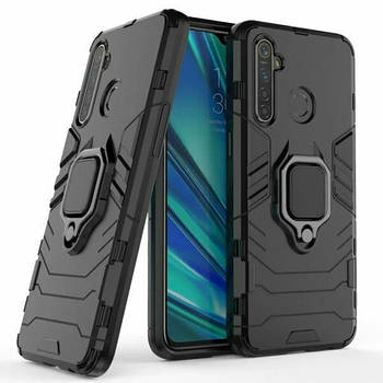 Чохол Ring Armor для Realme 5 Pro / Realme Q Black