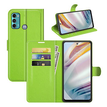 Чохол-книжка Litchie Wallet для Motorola G60 Light Green