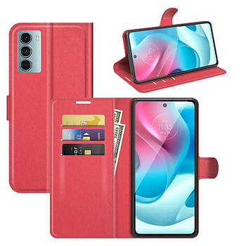 Чохол-книжка Litchie Wallet для Motorola G200 Red