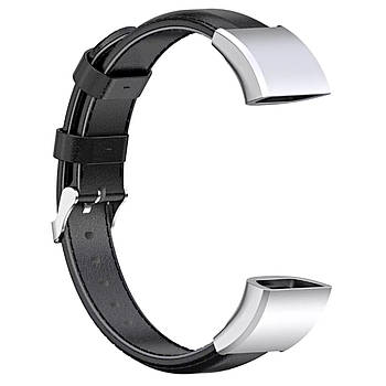 Шкіряний ремінець Leather Strap для Huawei Band 3 / 3 Pro / 4 Pro Black