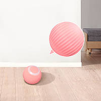 Тор! Інтерактивний смарт кулька-м'ячик DT475 для кота зі звуком з USB Pink