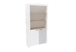 Шафа книжкова в дитячу, спальню, вітальню з ЛДСП/МДФ Нордік Неман