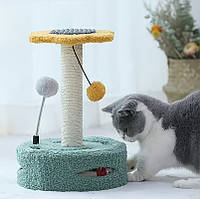 Тор! Интерактивная когтеточка-игрушка подсолнух для кошек Hoopet 20T0392MY0025 25*25*35,5 см