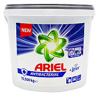 Стиральный порошок Ariel Antibacterial 10,5 кг на 165 стирок. Ведро