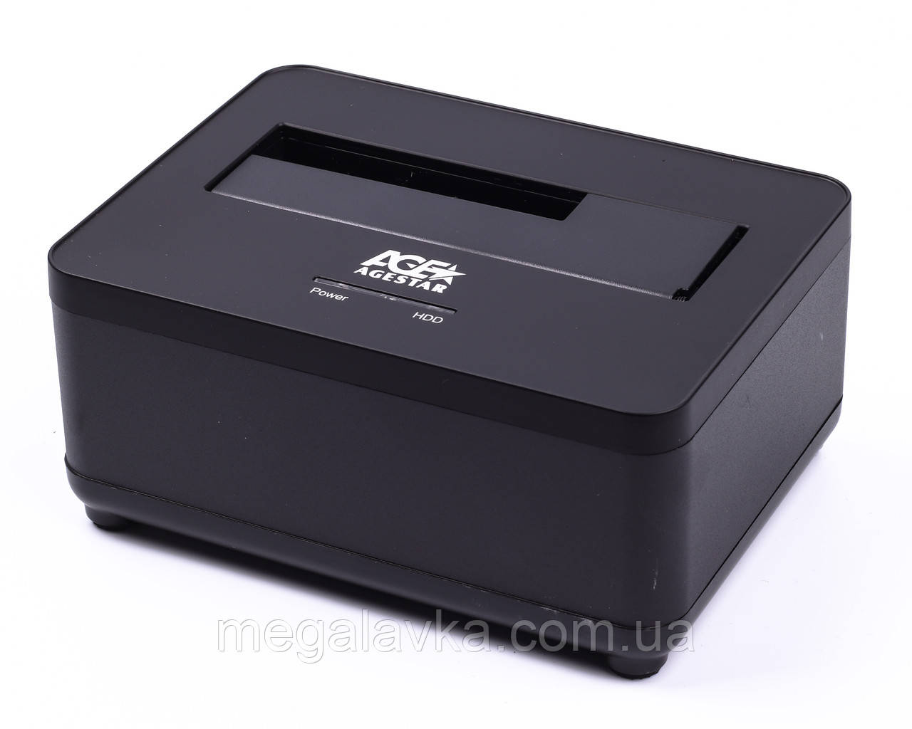 Док-станція 2.5"/3.5" SATA HDD/SSD, USB 3.0, чорний Agestar 3UBT7 (Black) — MegaLavka
