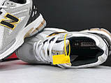 Чоловічі кросівки New Balance 1906R замшеві сіточка повсякденні для бігу білі, фото 7