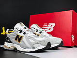 Чоловічі кросівки New Balance 1906R замшеві сіточка повсякденні для бігу білі, фото 3