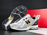 Чоловічі кросівки New Balance 1906R замшеві сіточка повсякденні для бігу білі, фото 6