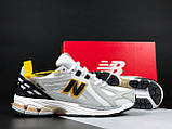 Чоловічі кросівки New Balance 1906R замшеві сіточка повсякденні для бігу білі, фото 4
