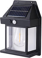 Уличная лампа с датчиком движения 3 режима освещения для сада двора SOLAR WALL LAMP