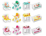 Игровой набор-сюрприз 2 шарика Силиконовые мини-пупсы Zuru 5 surprise My mini baby, ультрареалистичные малыши, фото 4