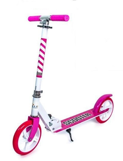 Самокат двоколісний для дівчинки від 5 років Scale Sports Scooter 460 рожевий