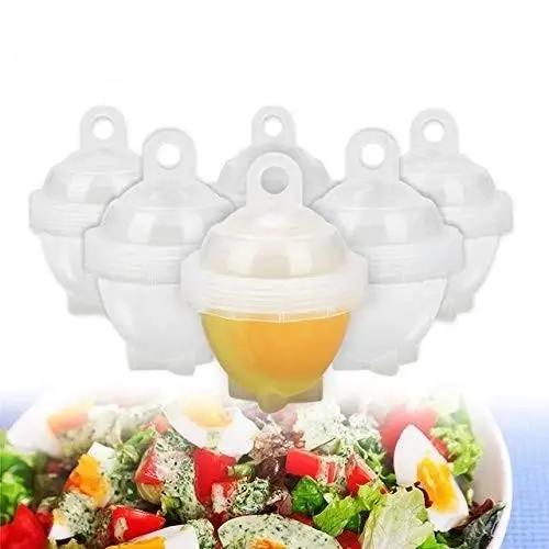 Формы для варки яиц без скорлупы Eggies многофункциональный кухонный набор 6 шт для варки яиц пашот с ложкой - фото 6 - id-p2110056634