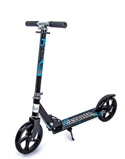 Самокат двоколісний для хлопчика від 5 років Scale Sports Scooter 460 чорний