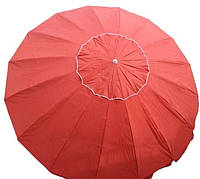 Зонт для торговли круглый (3м) с серебряным напылением , 16 пластиковых спиц