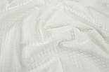 Лоскуток. Непромокаюча трикотажна тканина, білого кольору (Туреччина) 190 г/м/2, 40*41 см No МНП-9, фото 4