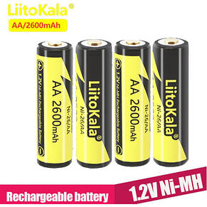 Акумулятор AA LiitoKala Ni-26, 1.2V, 2600mAh, фото 3