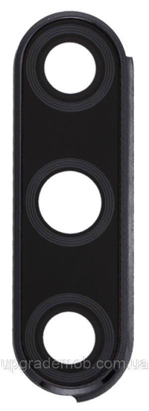 Скло камери Honor 9X/9X Pro з рамкою чорного кольоруMidnight Black, фото 1