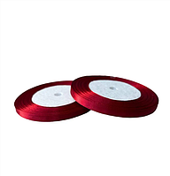 Атласна стрічка "Бургунд", 6 мм. (23 метри)
