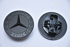 Емблема 57 мм на капот Mercedes заглушка АБС пластик