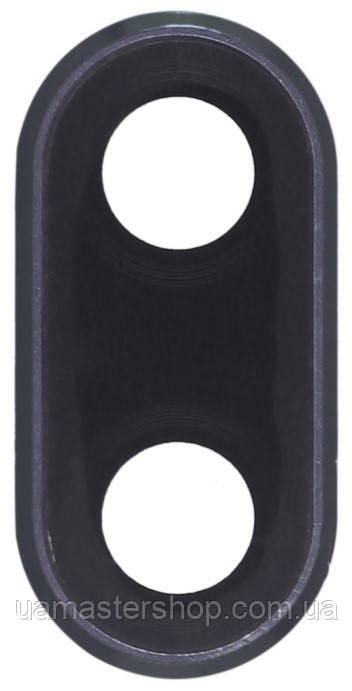 Скло камери Honor 10 з рамкою чорного кольору Midnight Black, фото 1