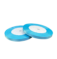 Атласна стрічка "Блакитна", 6 мм. (33 метри)