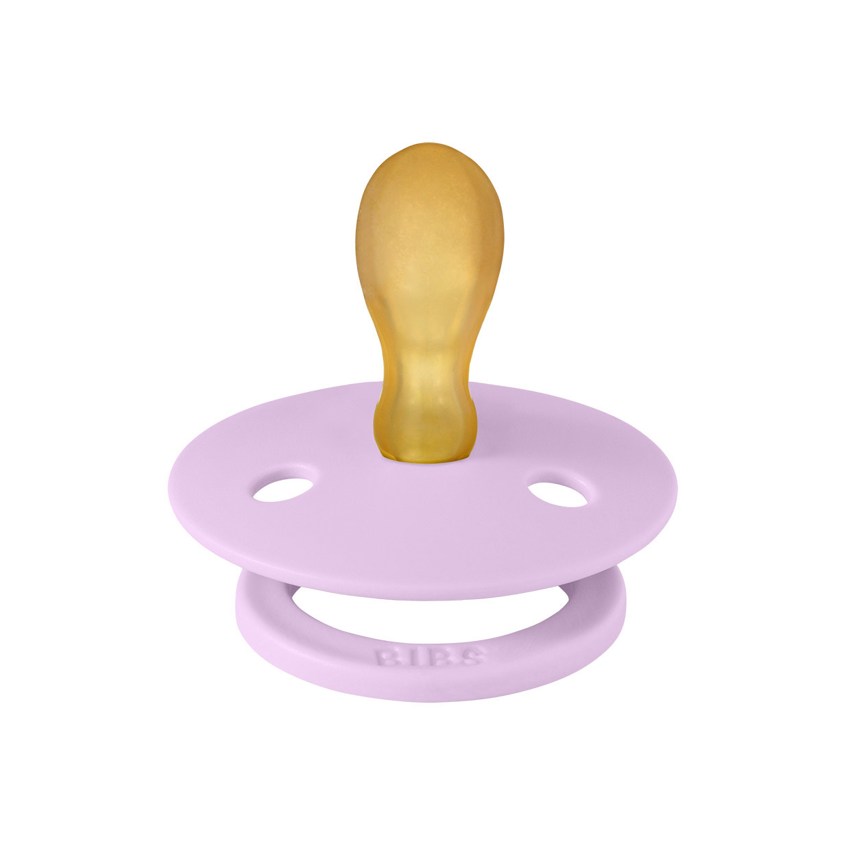 Соска пустушка BIBS Colour Latex Symmetrical (симетрична) – Violet Sky 0-6міс., фото 1