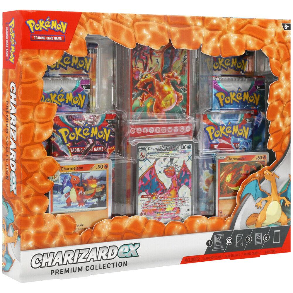 Карты коллекционера Pokémon TCG Charizard EX Premium Collection набор карт покемон 290-85323 - фото 1 - id-p2042784777