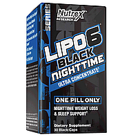 Lipo 6 Black NightTime Ultra concentrate 30 капс