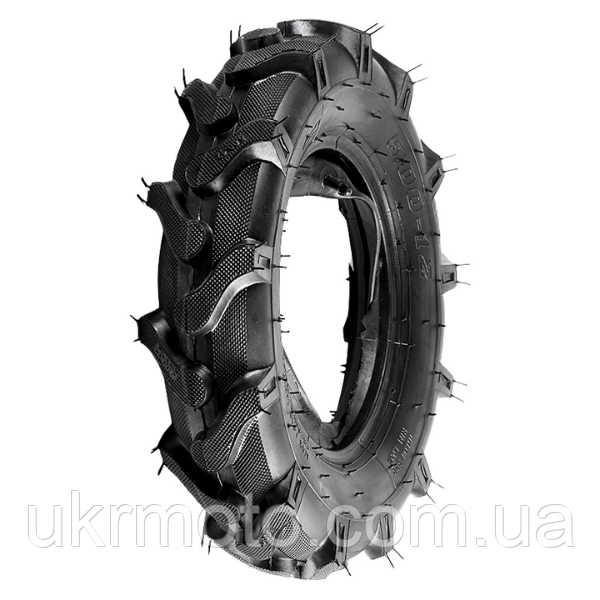 Покришка на мотоблок 5.00-12 з камерою, фото 1