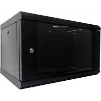 Шкаф настенный Hypernet 4U 19" 600x600 (WMNC66-4U-FLAT-BLACK) мрія(М.Я)