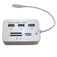 Універсальний адаптер для iPad, Connection Kit, 5 in 1 USB camera connection kit, card card carder, AV output