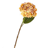 Цветок искусственный "Гортензия оранжевая"